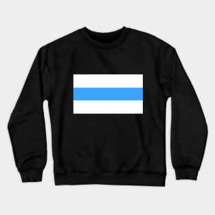 New Russian Flag - white blue white. Crewneck Sweatshirt